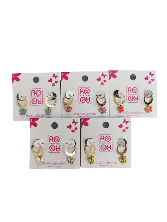 Ro-Ro Accessories Kinderohrringe Reifen Yellow