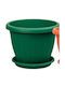 Viosarp Mediteran Pot Plastic Green 15x15x17cm.