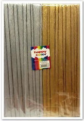 Happy Color Satinband Silber 2m