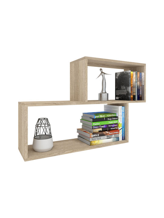 Ράφι Τοίχου Rico Μπεζ 100x25x65εκ.