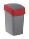 Curver Flip Bin Κάδος Απορριμμάτων Πλαστικός Κόκκινος 25lt