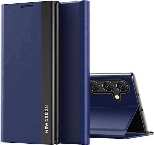 New Design Back Cover Δερμάτινο / Δερματίνης / Πλαστικό Navy Μπλε (Samsung Galaxy M34 5G)