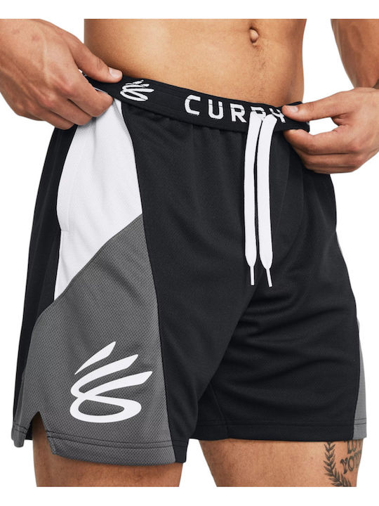 Curry Splash Short Sportliche Herrenshorts Schwarz