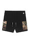 Sportliche Herrenshorts Schwarz