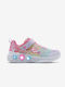 Skechers Παιδικά Sneakers Princess Gore & Strap με Φωτάκια Πολύχρωμα