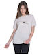 Better Women's T-shirt Polka Dot Beige
