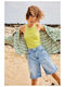 Women's Blouse Cotton Sleeveless Celery Green