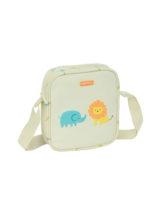 Kinder Rucksack Umhängetasche Beige 16cmx4cmx18cmcm