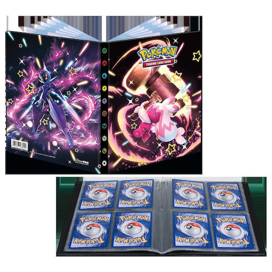 Ultra Pro Portofoliu 4-Buzunare - Pokemon Paldean Fates Legătură Pokemon 4-Buzunare Dimensiune Standard