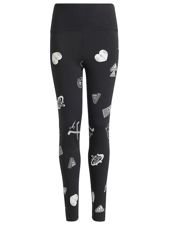 adidas Colant Copii Sportiv Lung Negru Bluv