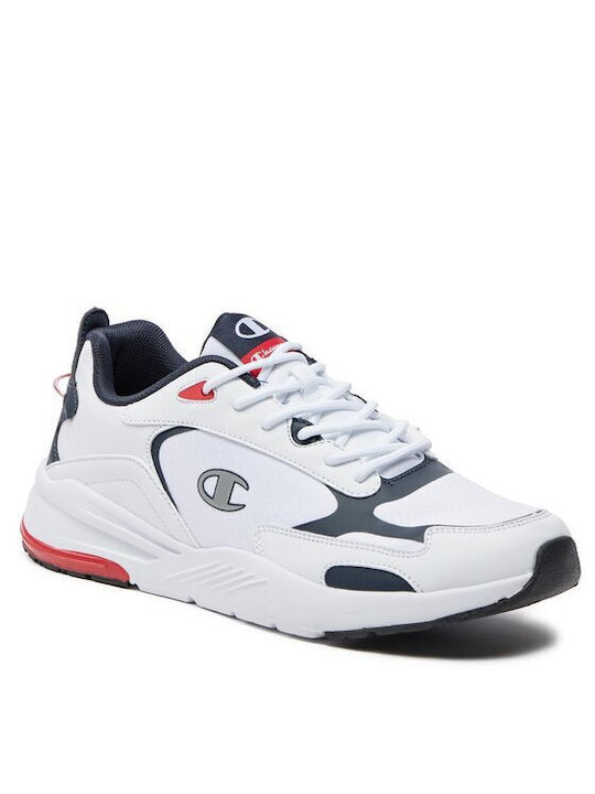 Champion Ανδρικά Sneakers Wht / Nny / Red
