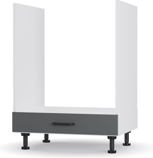 Modest Unterschrank für Ofen Gray 60x48x82Stück