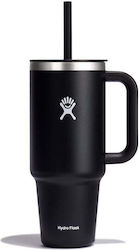 Hydro Flask Travel Tumbler 1.18lt Μαύρο