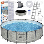 Bestway Pool PVC with Metallic Frame