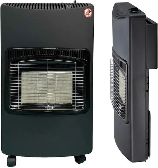 Ceramic Gas Heater 4200W Black 42x40x73.3cm