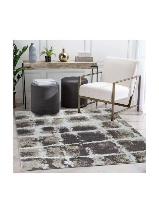Saray Home Χαλί Ορθογώνιο Shaggy Γούνινο Καφέ 120x170cm