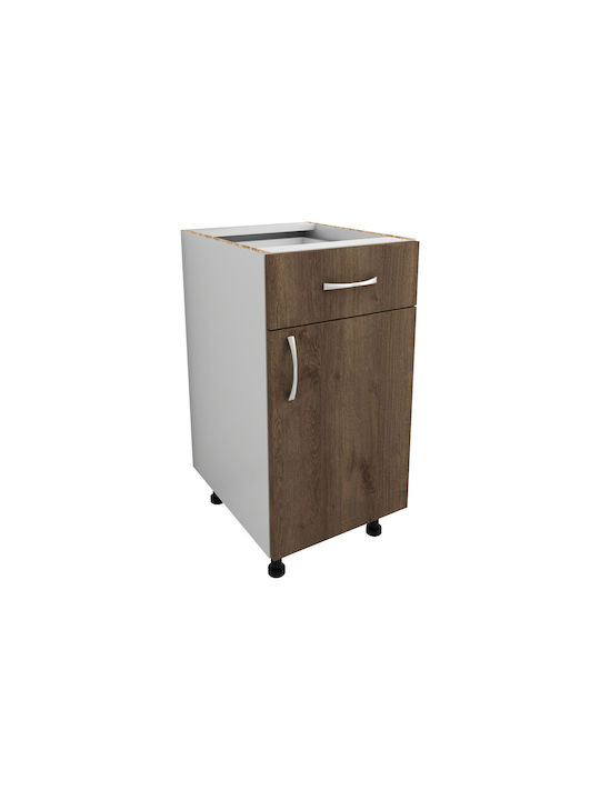 Karo Επιδαπέδιο Ντουλάπι Stejar Bronz/alb 40x50...