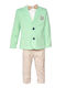 Kids' Set with Pants Winter 3pcs Light Green