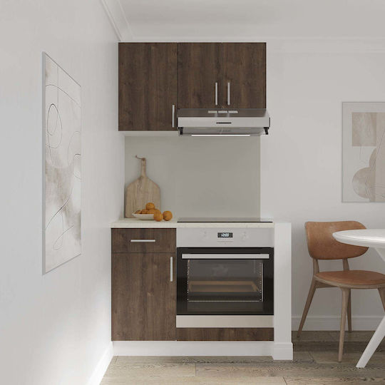 Karo Ντουλάπι Κάτω Φούρνου Stejar Bronz/alb 60x50x80εκ. Karo Ντουλάπι Κάτω Φούρνου Stejar Bronz/alb 60x50x80εκ.