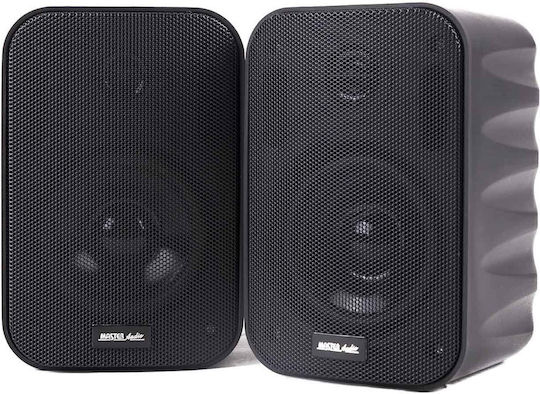 Master Audio Παθητικά Σετ Ηχεία Εγκαταστάσεων Μαύρα