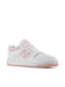 New Balance Γυναικεία Sneakers Λευκό / Ροζ