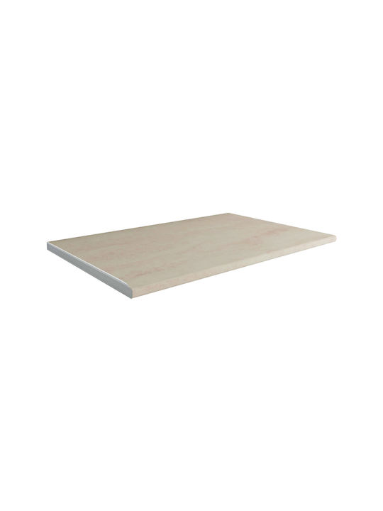 Travertine Επιφάνεια Τραπεζιού από Μοριοσανίδα 100x60cm