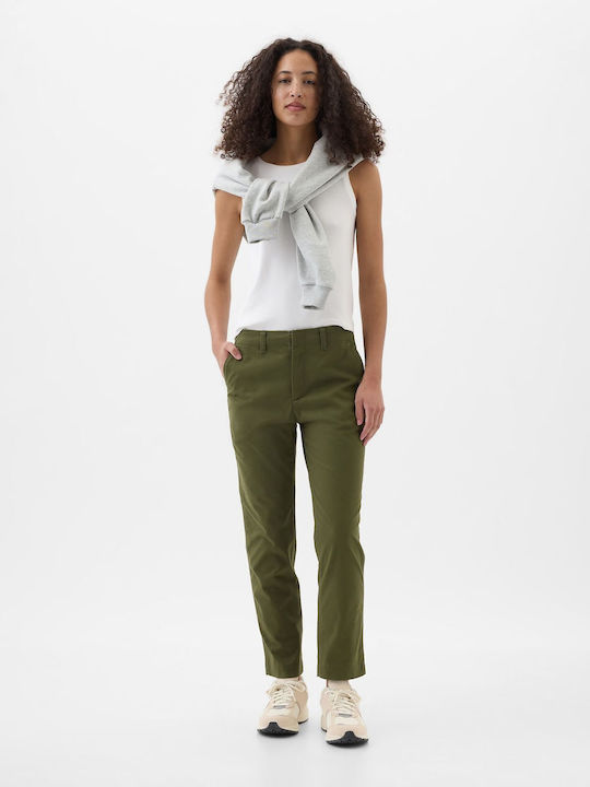 GAP Damen Stoff Hose Grün