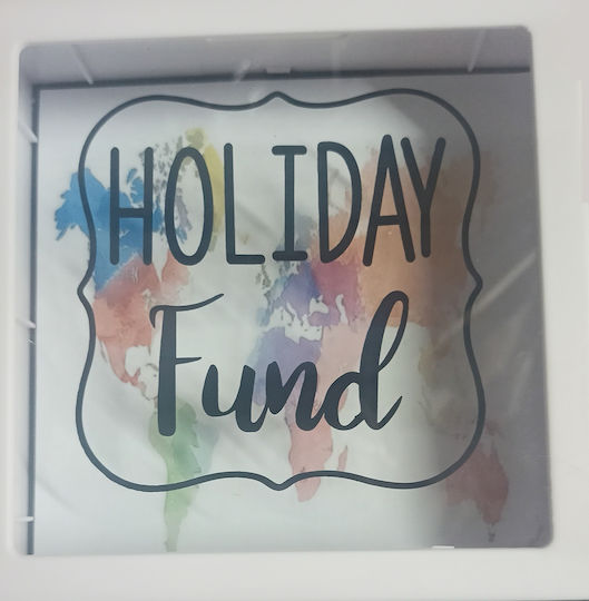 Tatu Moyo Money Box Plastic White 15x15x5cm