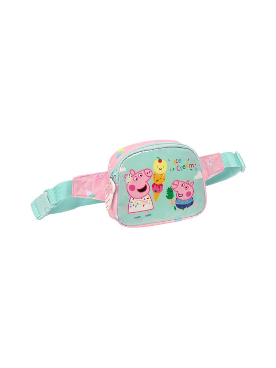 Peppa Pig Kinder Bauchtasche Rosa 14cmx4cmx11cmcm