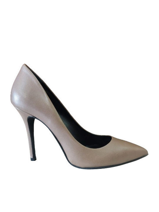 Mourtzi Leder Pumps TAUPE