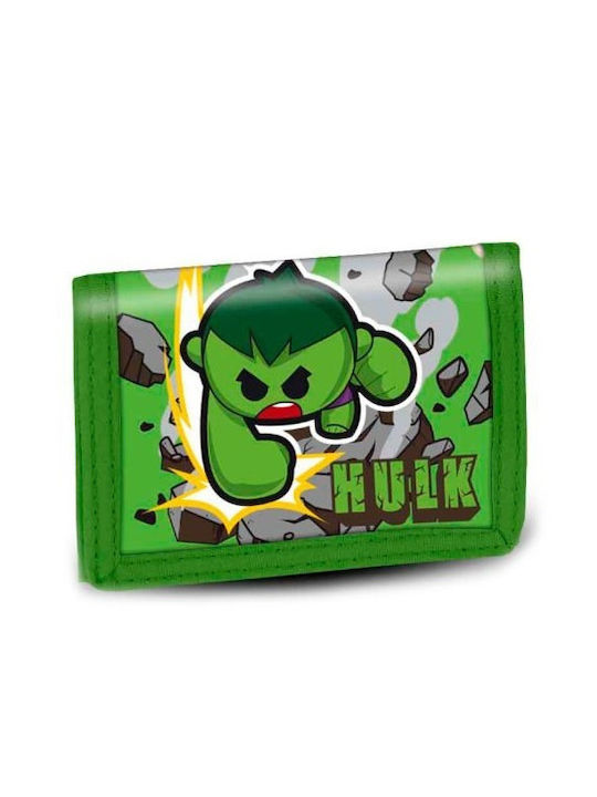 Karacter Mania Kids Wallet with Zipper Green