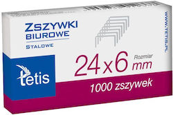 Tetis Staples 24/6 1000 Pieces