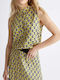 Liu Jo Print Women's Blouse Sleeveless Yellow