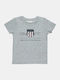 Kids' Shirt Short Sleeve Gray