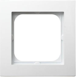 Ospel Switch Frame 1 Position in White Color R-1G/00