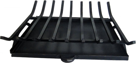 Metallic Fireplace Grate 70x45cm
