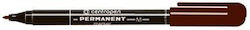 Centropen Ανεξίτηλος Μαρκαδόρος Brown 1mm Centropen Ανεξίτηλος Μαρκαδόρος Brown 1mm