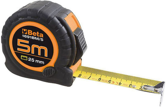 Beta Tape Measure with Auto-Rewind 25mm x 5m