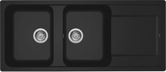 Elleci Life 500 Ένθετος από Συνθετικό Γρανίτη Μ116xΠ50cm Nero Elleci Life 500 Ένθετος από Συνθετικό Γρανίτη Μ116xΠ50cm Nero