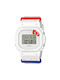 Casio Hello Kitty Digital Ceas cu Alb Curea de Cauciuc