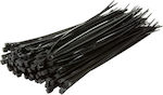 LogiLink Legături de cablu Negru 100pcs KAB0002B