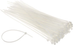 Conotech Δεματικά Καλωδίων Πλαστικά 250mmx4.2mm σε Λευκό χρώμα (100τμχ) Conotech Δεματικά Καλωδίων Πλαστικά 250mmx4.2mm σε Λευκό χρώμα (100τμχ)