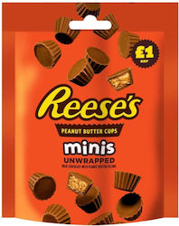 Reese's Minis Unwrapped Σοκολατάκια Γάλακτος Φυστικοβούτυρο 68gr