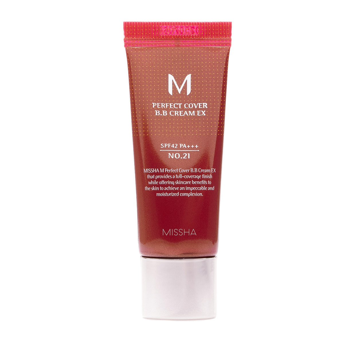Missha Perfect Cover BB PA+++ No.21 Light Beige Κρέμα Προσώπου Ημέρας με SPF42 για Ενυδάτωση, Ατέλειες & Λάμψη με Υαλουρονικό Οξύ & Κολλαγόνο 20ml