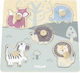 Ξύλινο Παιδικό Puzzle Σφηνώματα Animals 5pcs Viga Toys