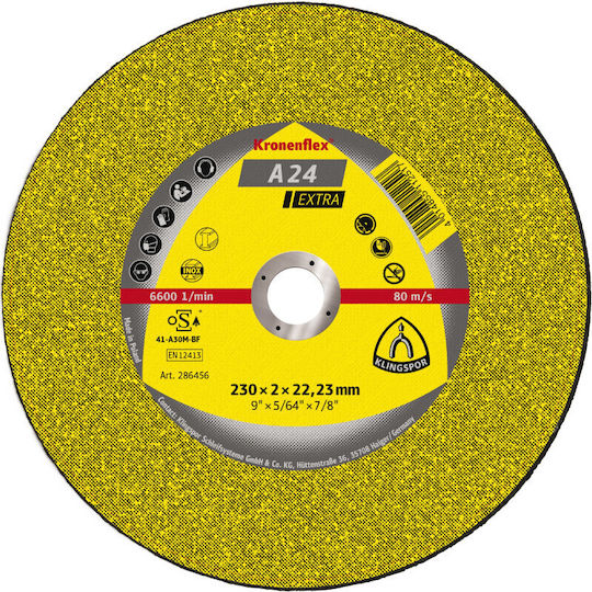 Klingspor Δίσκος Κοπής Μετάλλου 115mm