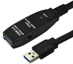 Microconnect USB3.0AAF5A USB 3.0 USB-A male σε USB-A female 5m