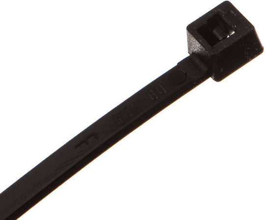 EM Group Δεματικά Καλωδίων Πλαστικά 200mmx3.5mm σε Μαύρο χρώμα (100τμχ) (BMTEN2036)