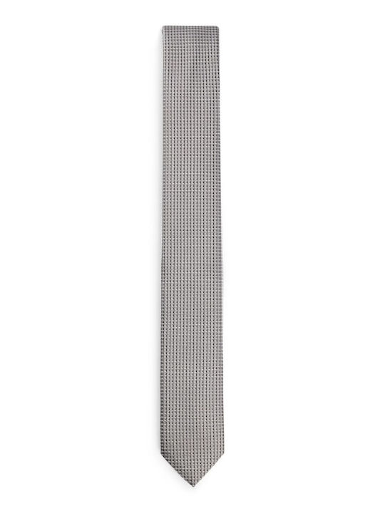 Hugo Boss Men's Tie Silk Printed in Gray Color