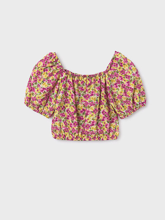 Mayoral Kids Blouse Short Sleeve Pistacho (Pistachio)